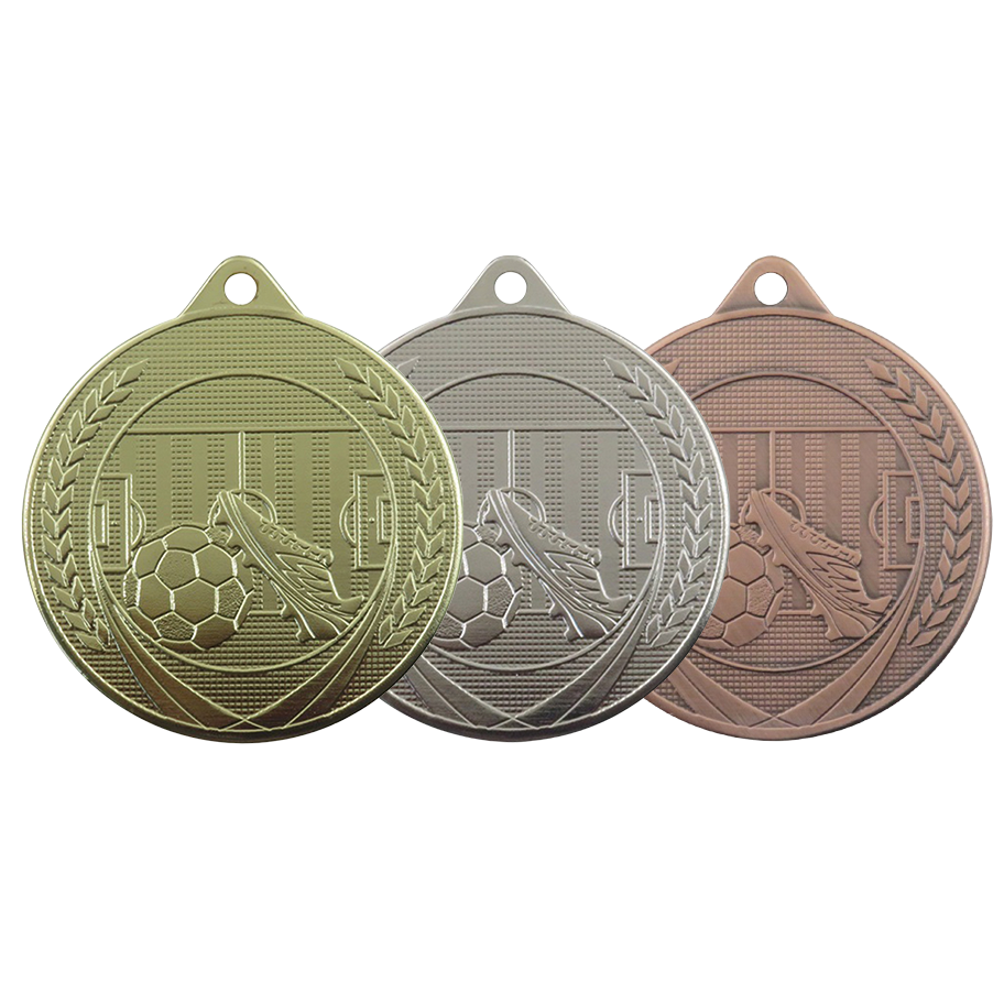 Medalje Christian 50 mm - Fodbold